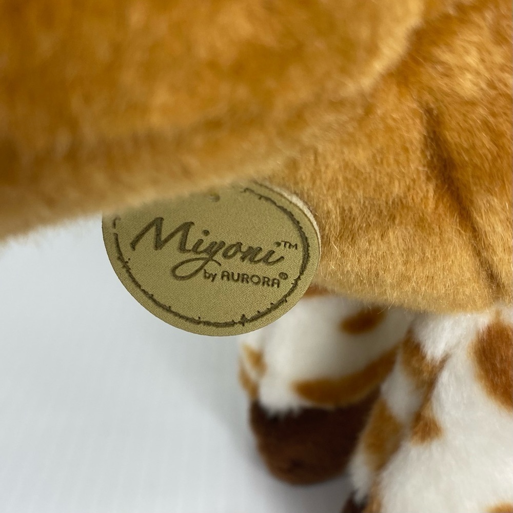 Realistic Plush 11” Cow Texas Longhorn Bull Steer Miyoni by Aurora 2019 - Picture 5 of 11